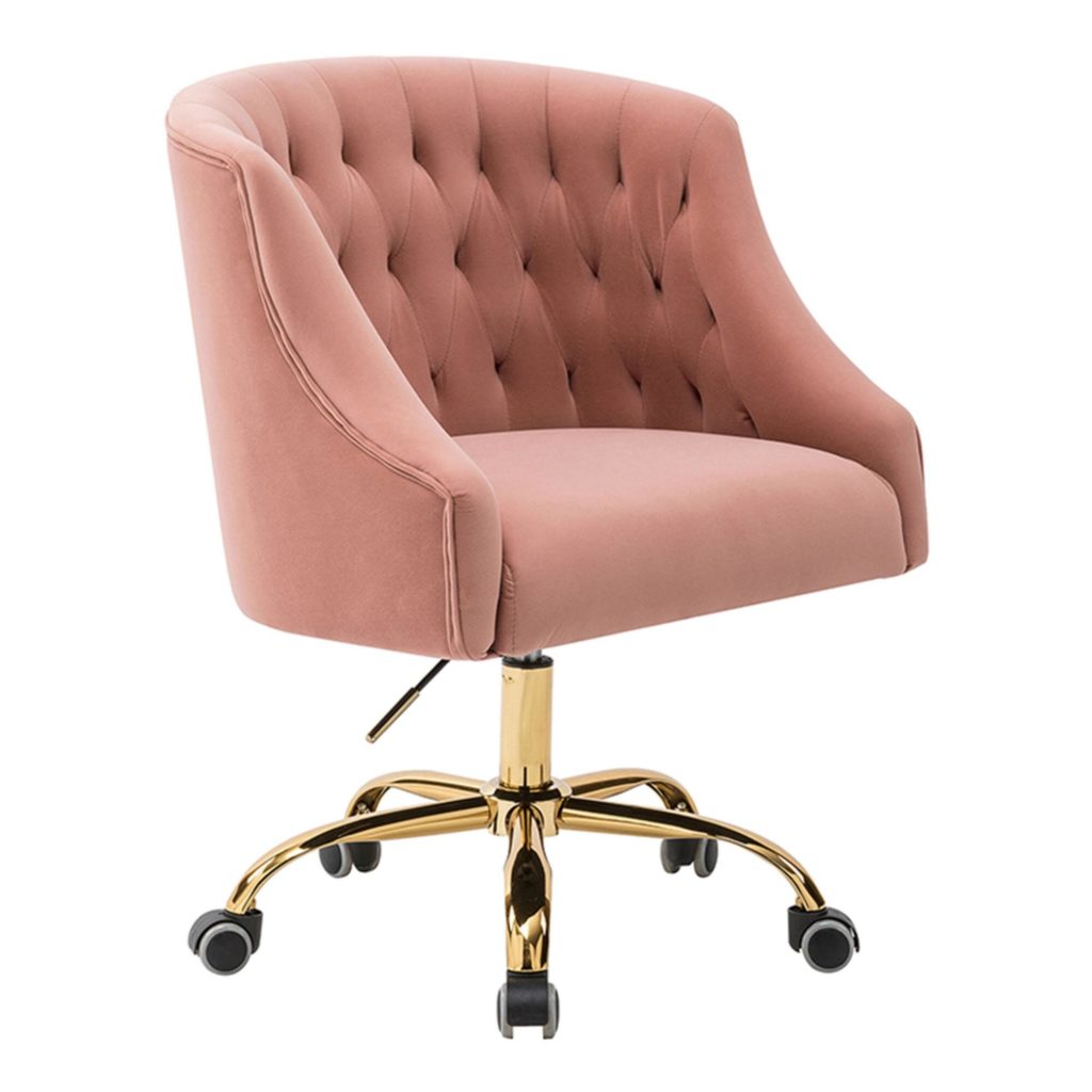 World Market Velvet Tufted Office Chair