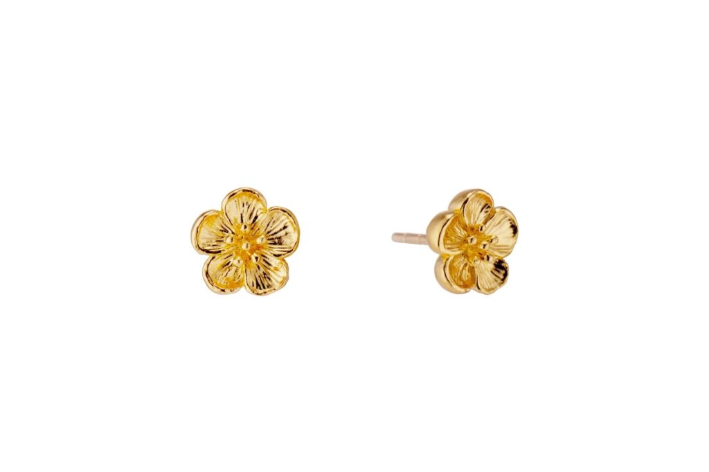Menē 24k Gold Blossom Earrings