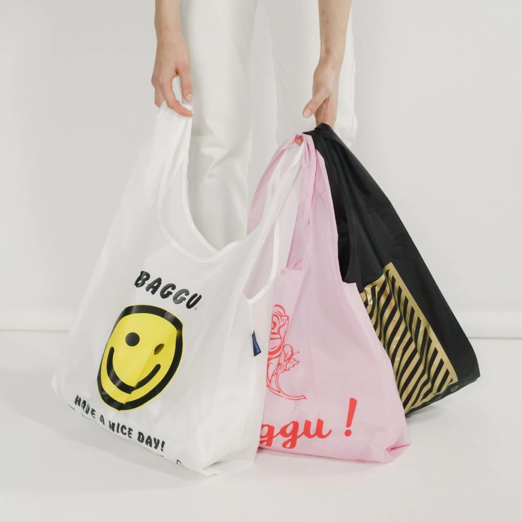 Reusable Shopping Bags - Baggu Set of 3 Standard Baggu