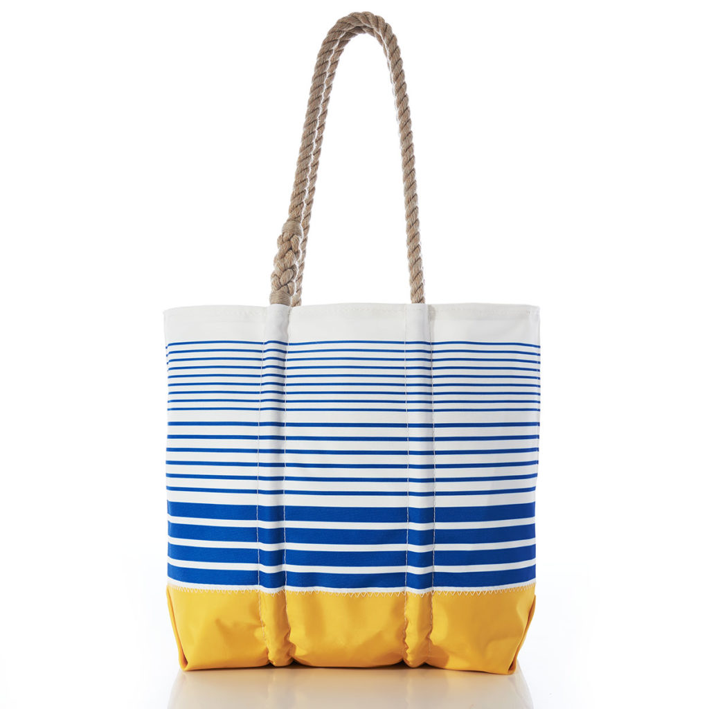 Reusable Shopping Bags - Sea Bags Blue Stripe Tote