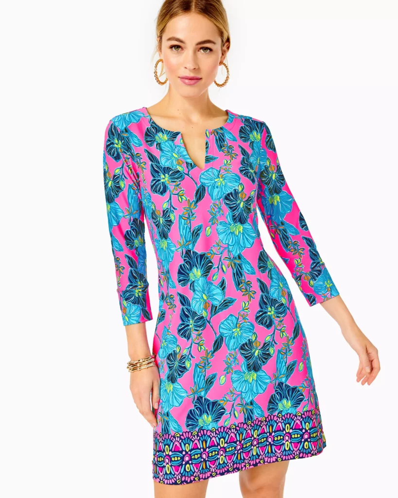 UPF 50 Sun Protection - Lilly Pulitzer ChillyLilly Nadine Dress