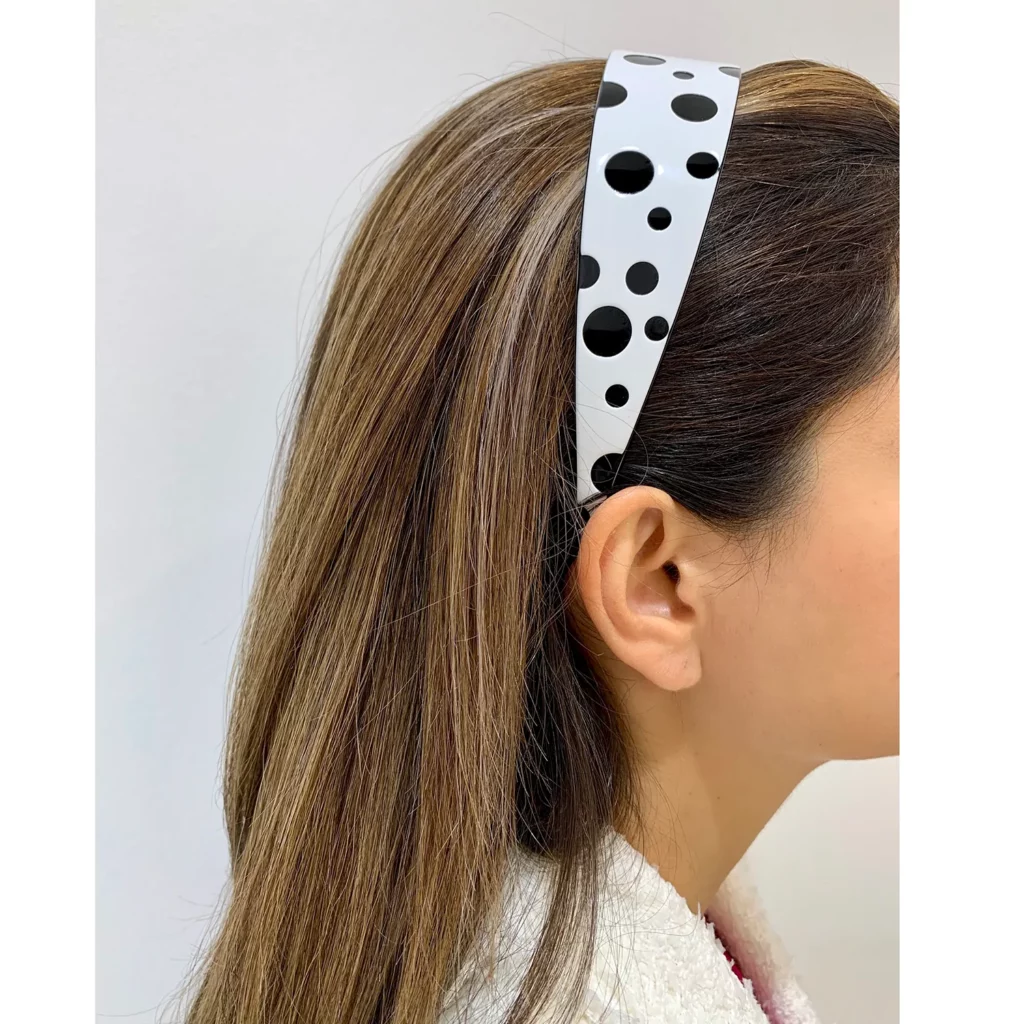 Paris Mode Comfort Polka Dot Alice Headband